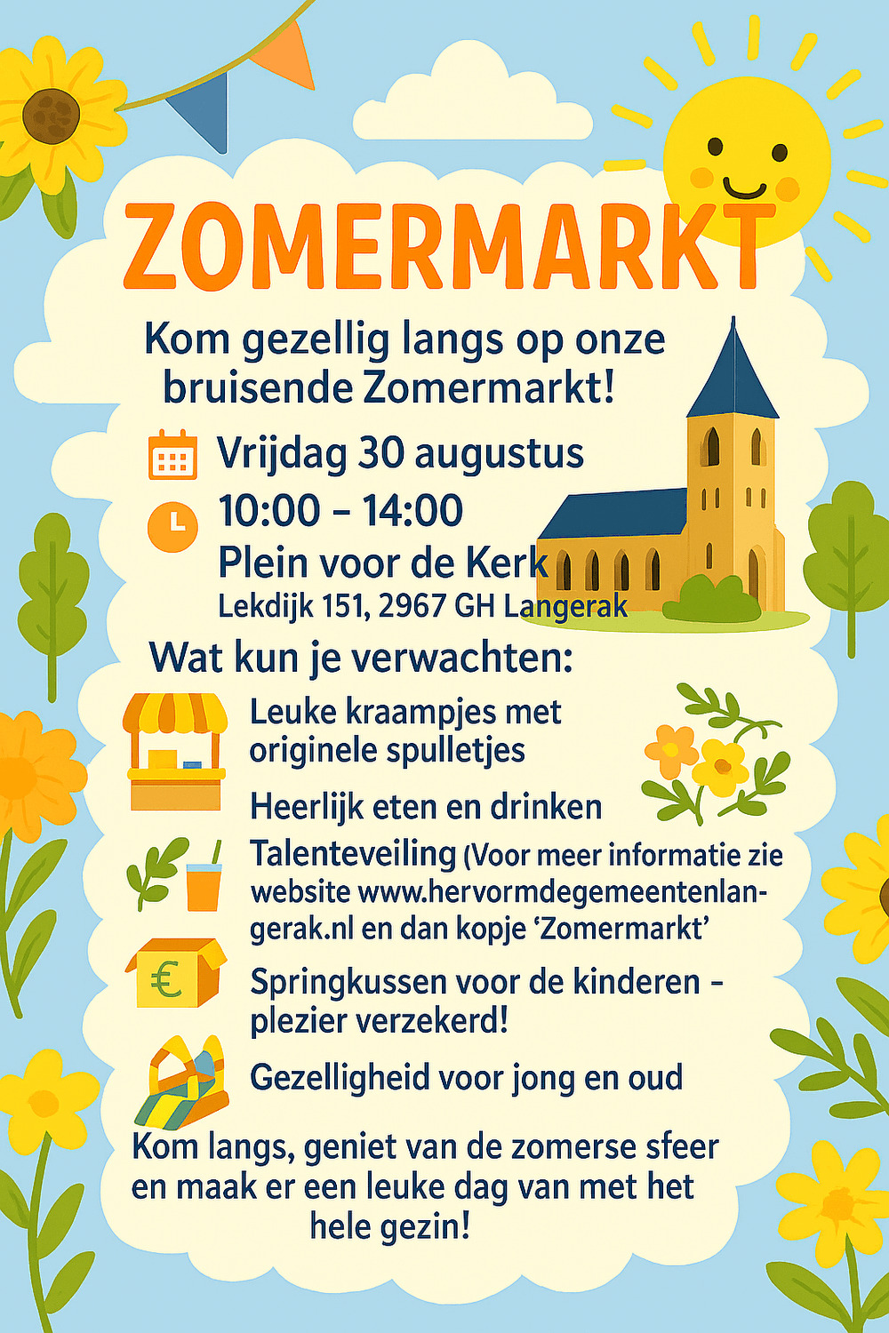 Uitnodiging Zomermarkt